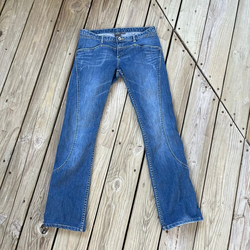 A/X Armani Exchange Women's Low Rise Baby Bootcut Jeans Size 2